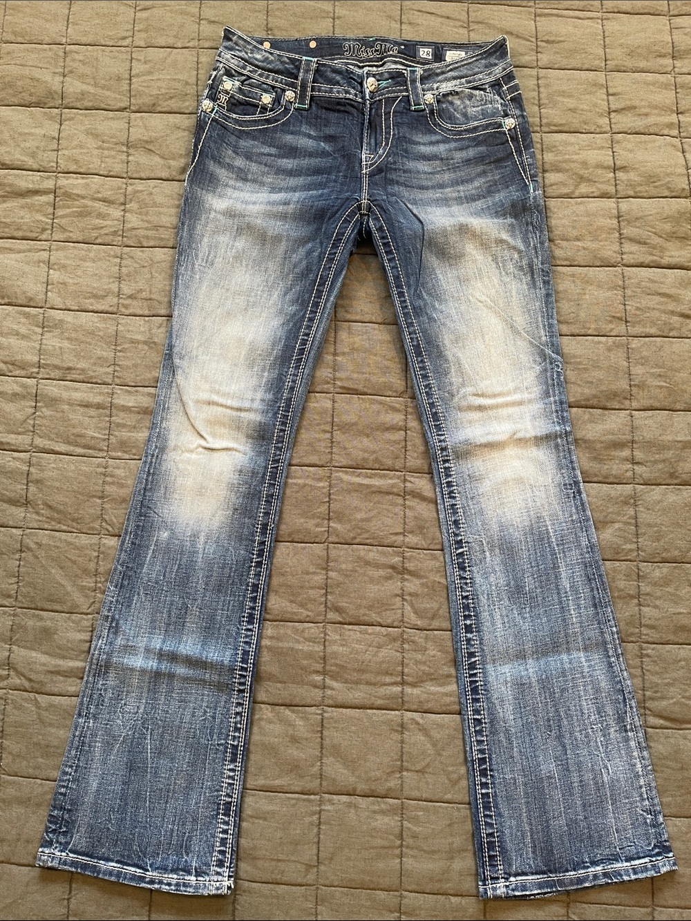 Miss Me Women’s Signature Boot Cut Jeans Size 28